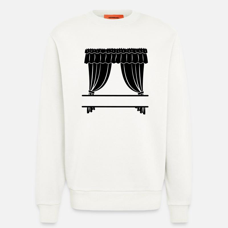 Gardinengeschäft oder Theater - Sweatshirt - made by SPREAD  - OFF WHITE