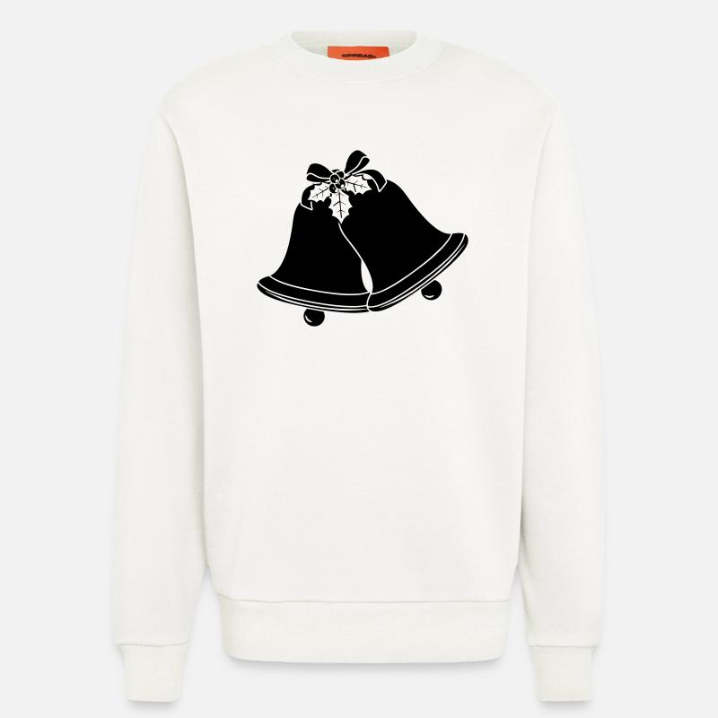 Kirchenglocken Schattenbild - Sweatshirt - made by SPREAD - OFF WHITE