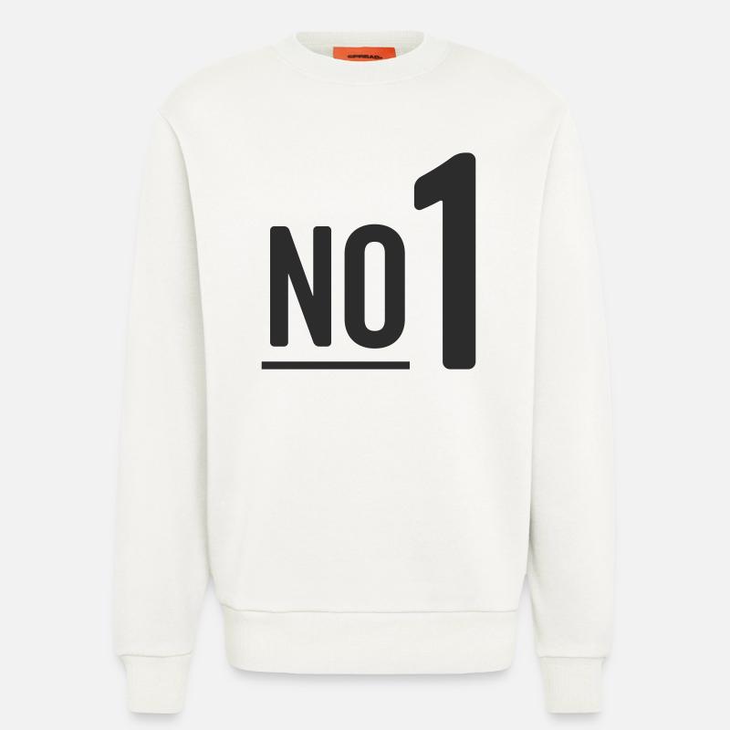 No 1 - Sweatshirt - made by SPREAD  - OFF WHITE