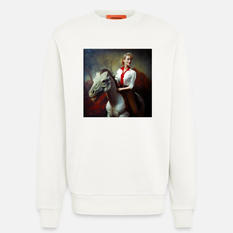 Prüfstandsfahrer 01 - Sweatshirt - made by SPREAD  - OFF WHITE