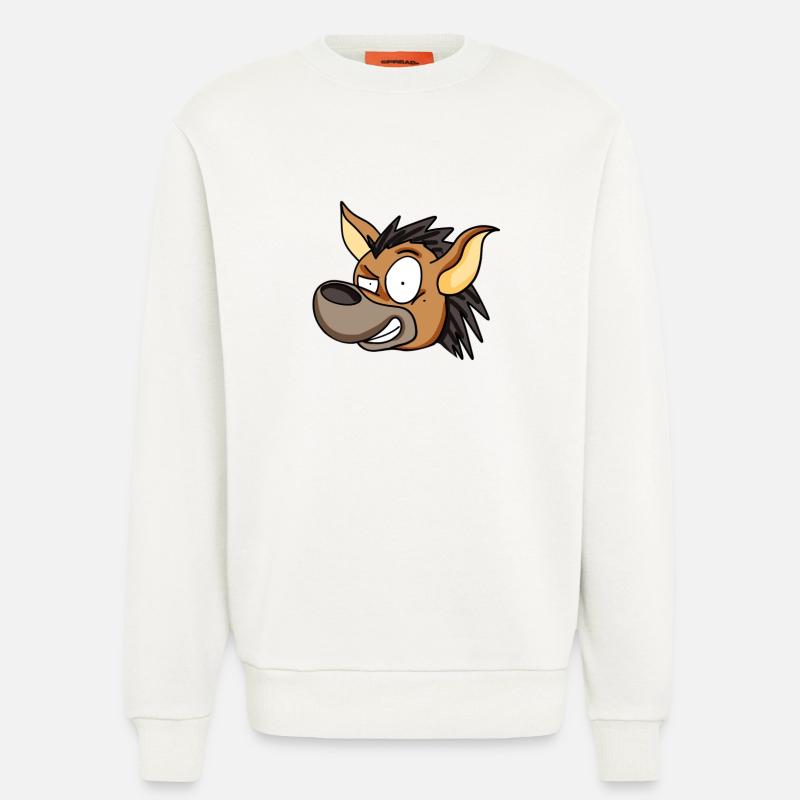 Hyäne - Sweatshirt - made by SPREAD  - OFF WHITE