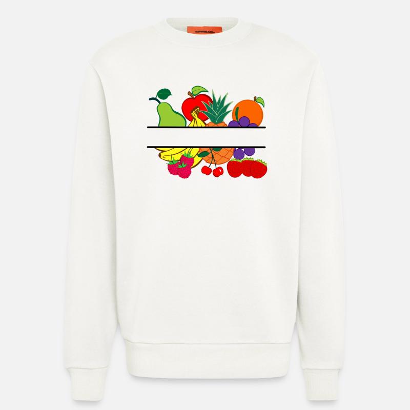 Obstlogo-Shop oder Obstbauer - Sweatshirt - made by SPREAD  - OFF WHITE