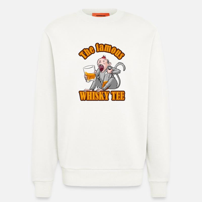 Das berühmte Whisky-Tee – Aper'Monkey Edition - Sweatshirt - made by SPREAD - OFF WHITE