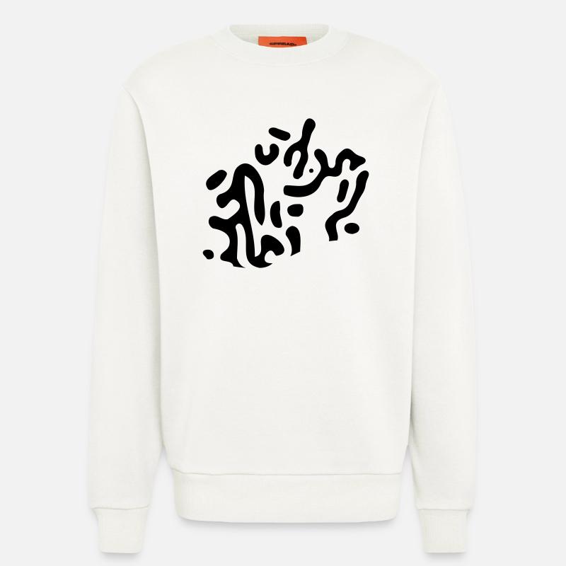 turing pattern Muster | tigerlook | Vectorgraphic - Sweatshirt - made by SPREAD  - OFF WHITE