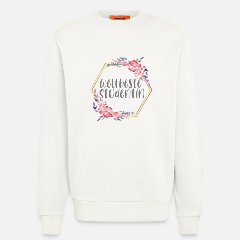 Studentin Studium Mädchen Lernen Geschenk - Sweatshirt - made by SPREAD  - OFF WHITE