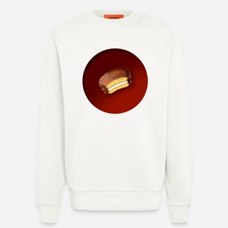 ein leckerer Keks mit Schokolade - Sweatshirt - made by SPREAD - OFF WHITE