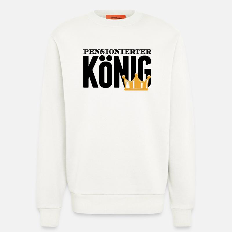 Ruhestand Statement Pensionär Auszeit Abschied - Sweatshirt - made by SPREAD - OFF WHITE