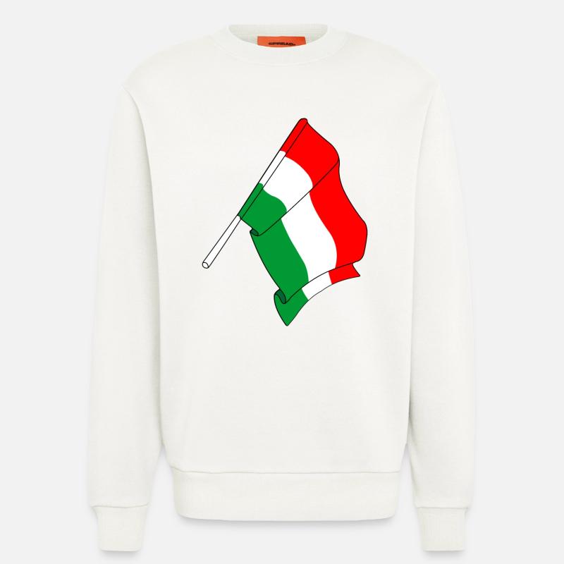 Flagge Ungarn - Sweatshirt - made by SPREAD  - OFF WHITE