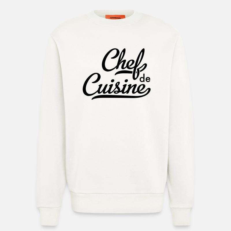 Chef - Sweat bio décontracté fabriqué en UE - OFF WHITE