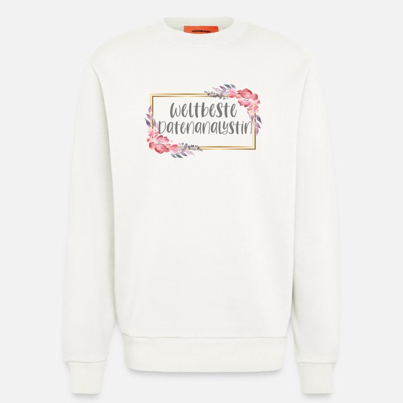 Datenanalystin Datenanalyse Geschenk - Sweatshirt - made by SPREAD - OFF WHITE