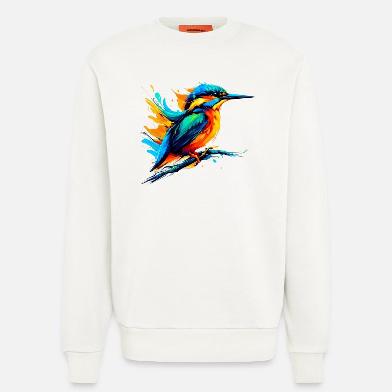 Eisvogel - Sweatshirt - made by SPREAD  - OFF WHITE