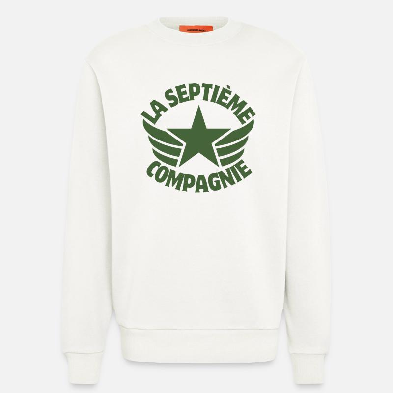7. Kompanie, 7. Kompanie, Chaudard - Sweatshirt - made by SPREAD  - OFF WHITE