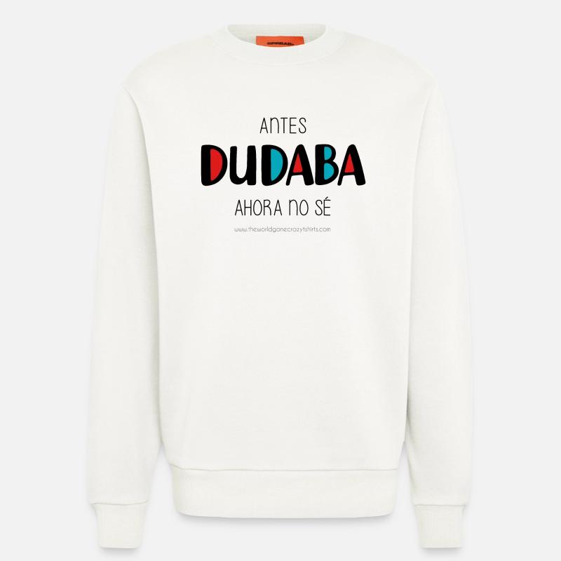 J’avais l’habitude d’hésiter - Sweat bio décontracté fabriqué en UE - OFF WHITE