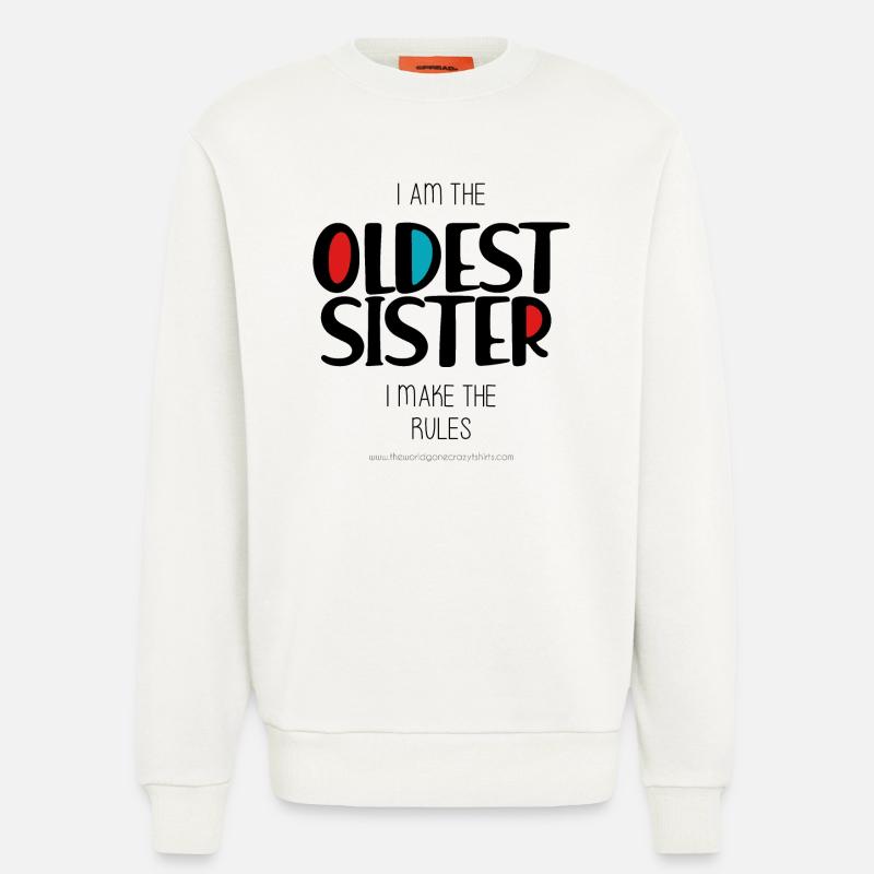 Älteste Schwester - Sweatshirt - made by SPREAD  - OFF WHITE