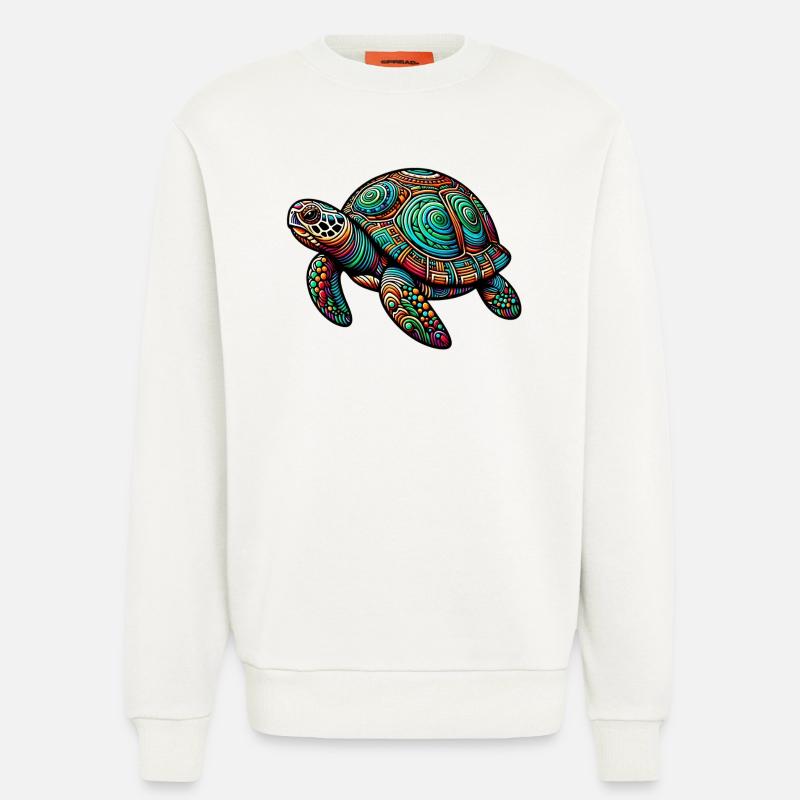 Schildkröte - Sweatshirt - made by SPREAD - OFF WHITE