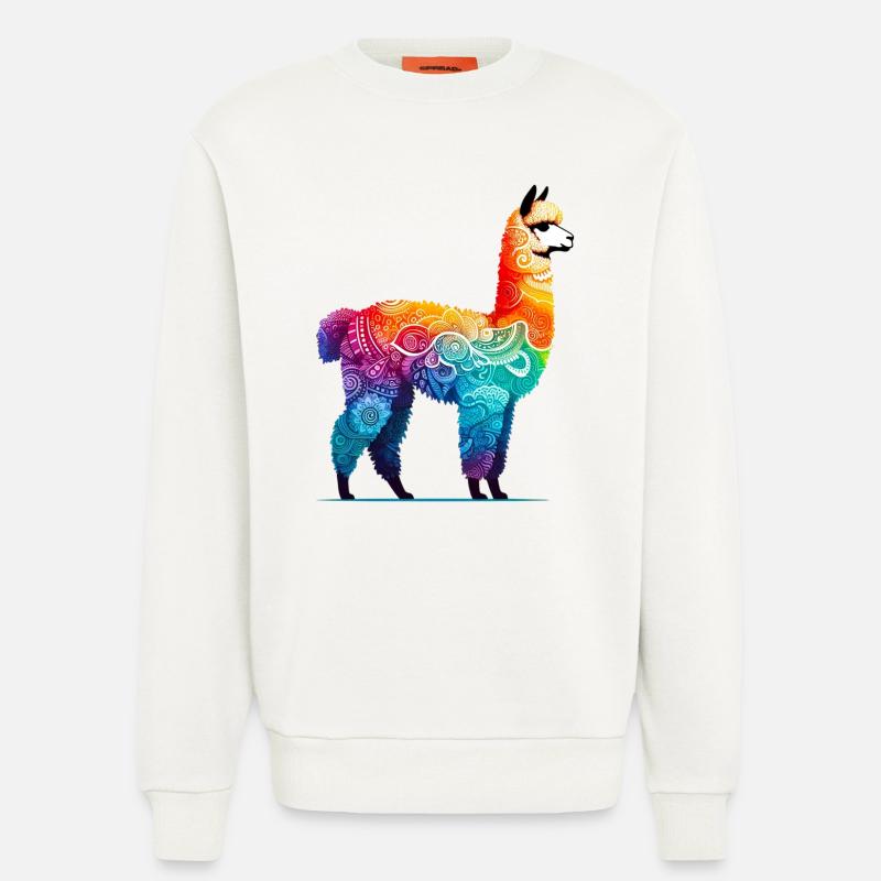 Alpaca - Sweatshirt - made by SPREAD - OFF WHITE