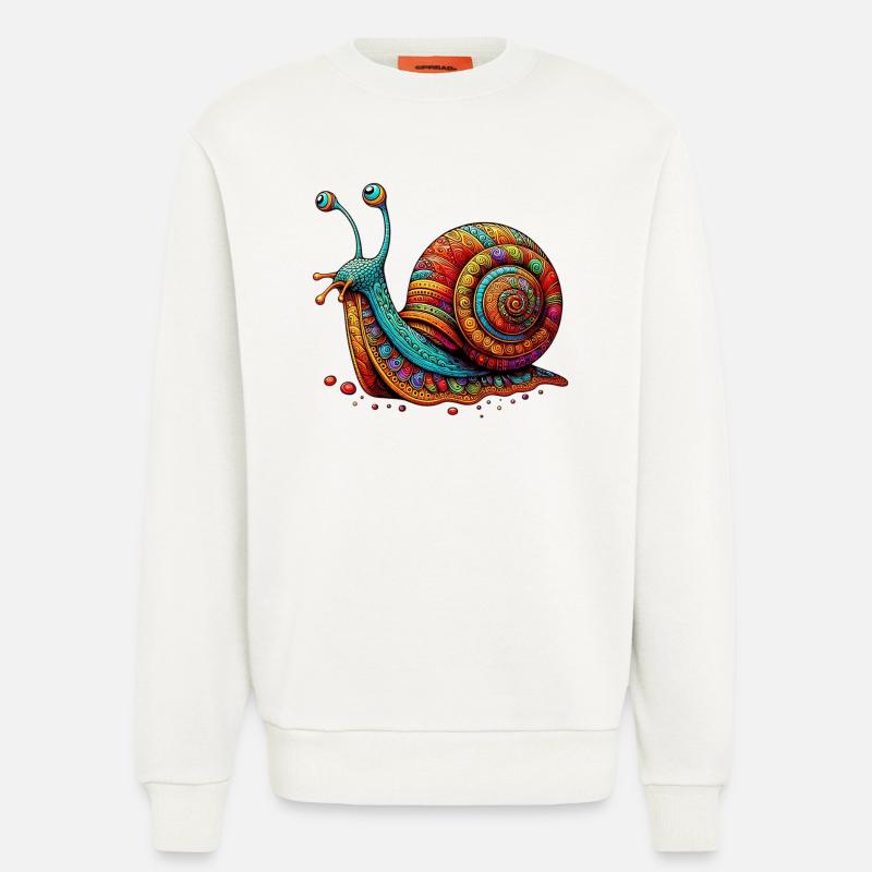 Snail - Sweatshirt - made by SPREAD - OFF WHITE
