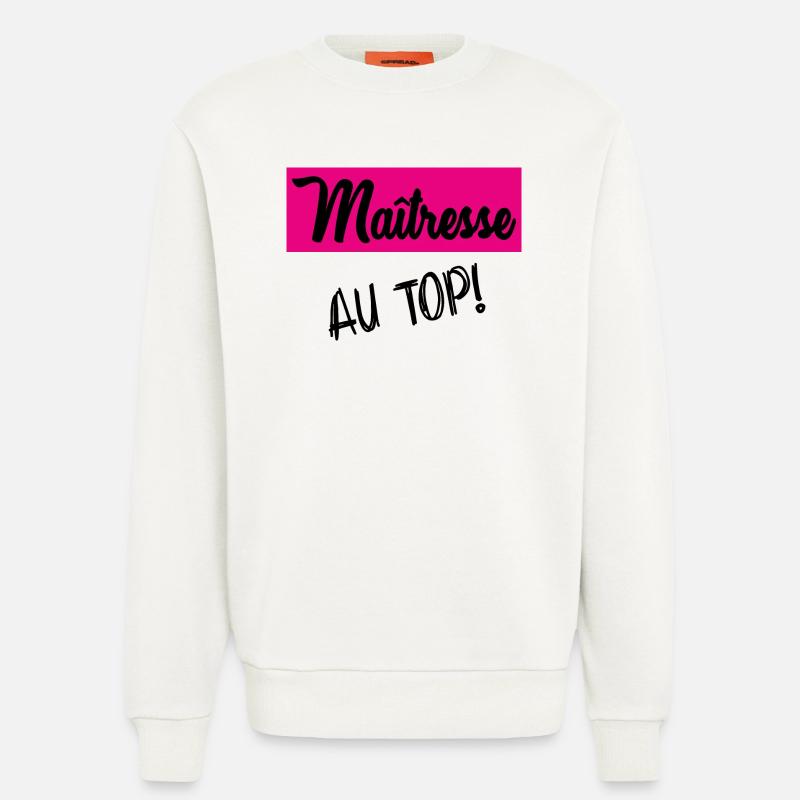 Danke, Herrin - Sweatshirt - made by SPREAD  - OFF WHITE
