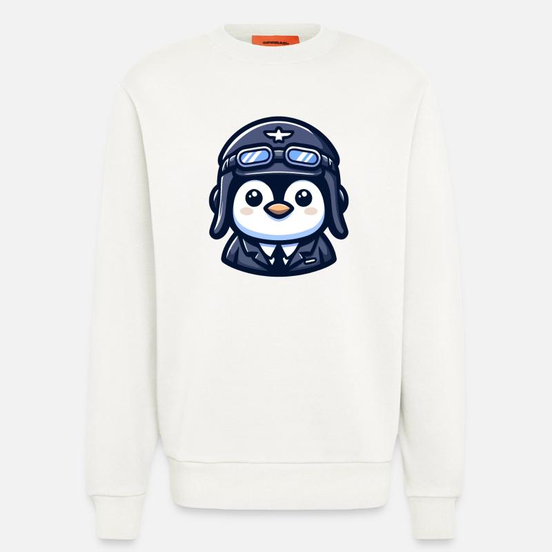 Flug der Eispiloten - Sweatshirt - made by SPREAD  - OFF WHITE