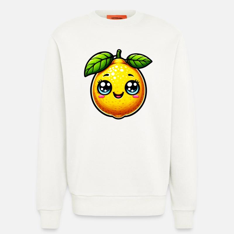 Zitrone Zitronen - Sweatshirt - made by SPREAD  - OFF WHITE