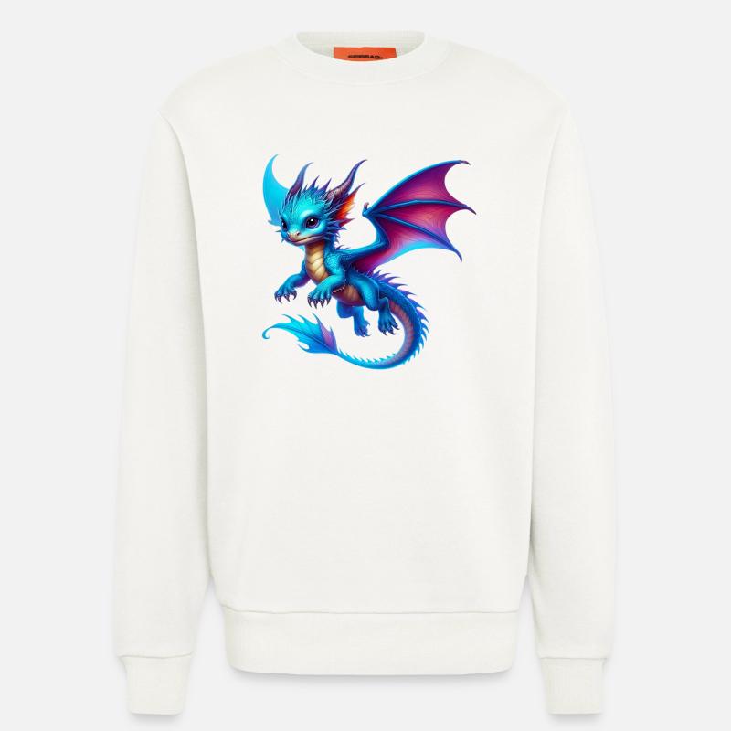 Drache - Sweatshirt - made by SPREAD  - OFF WHITE