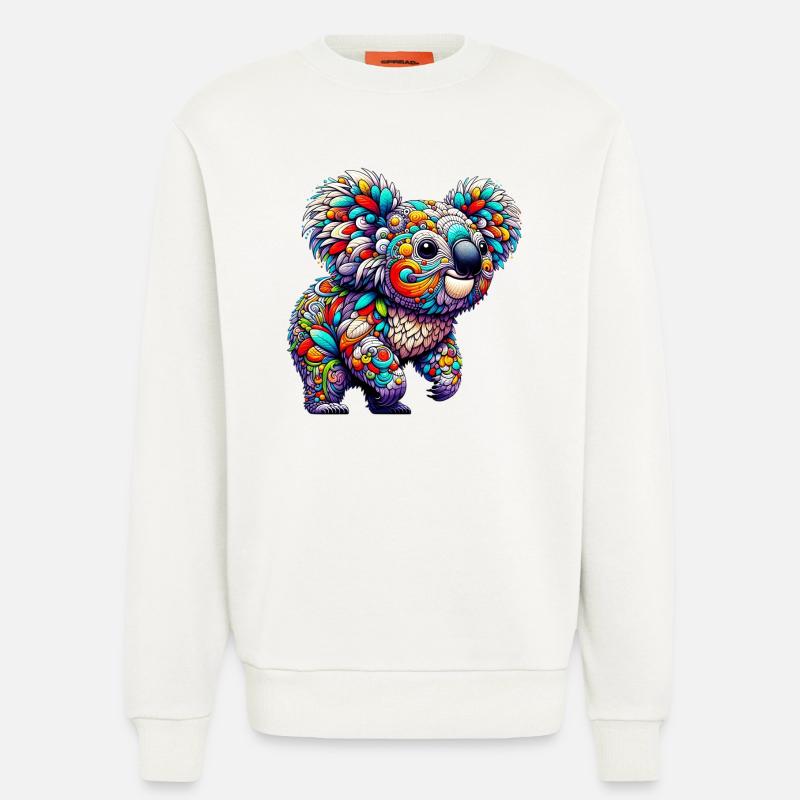 Koala - Sweat bio décontracté fabriqué en UE - OFF WHITE