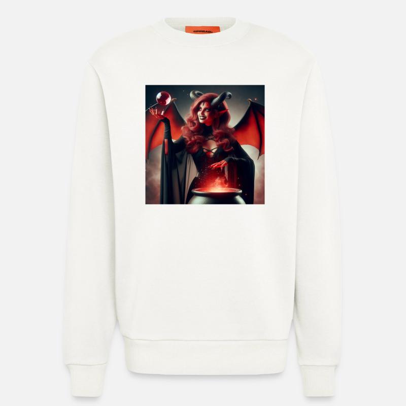 She-Devil - Sweatshirt - made by SPREAD  - OFF WHITE