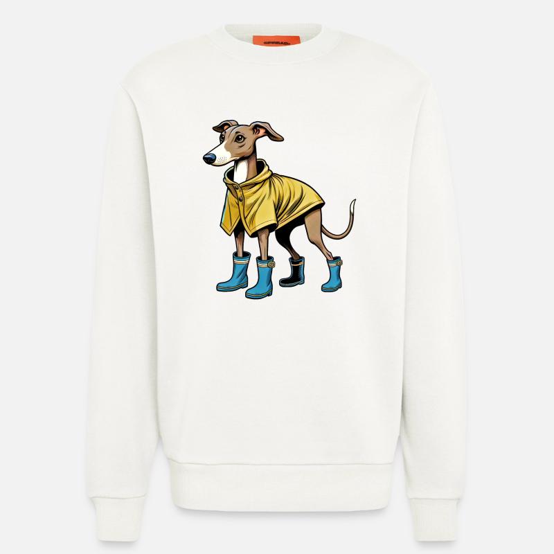 Whippet en imperméable - Sweat bio décontracté fabriqué en UE - OFF WHITE