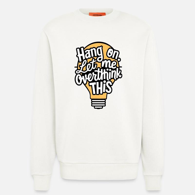 Idée créative : conception de lampe - Sweat bio décontracté fabriqué en UE - OFF WHITE