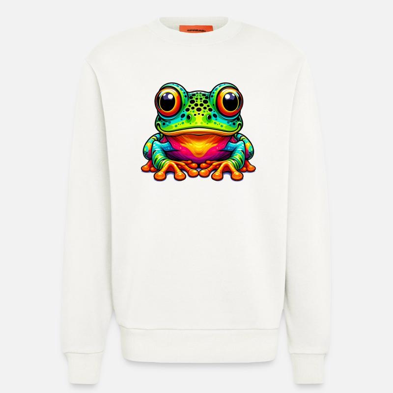 Frosch - Sweatshirt - made by SPREAD - OFF WHITE