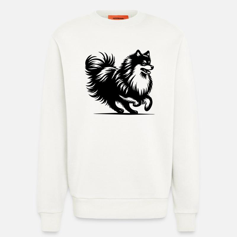 Sharp - Sweatshirt - made by SPREAD  - OFF WHITE