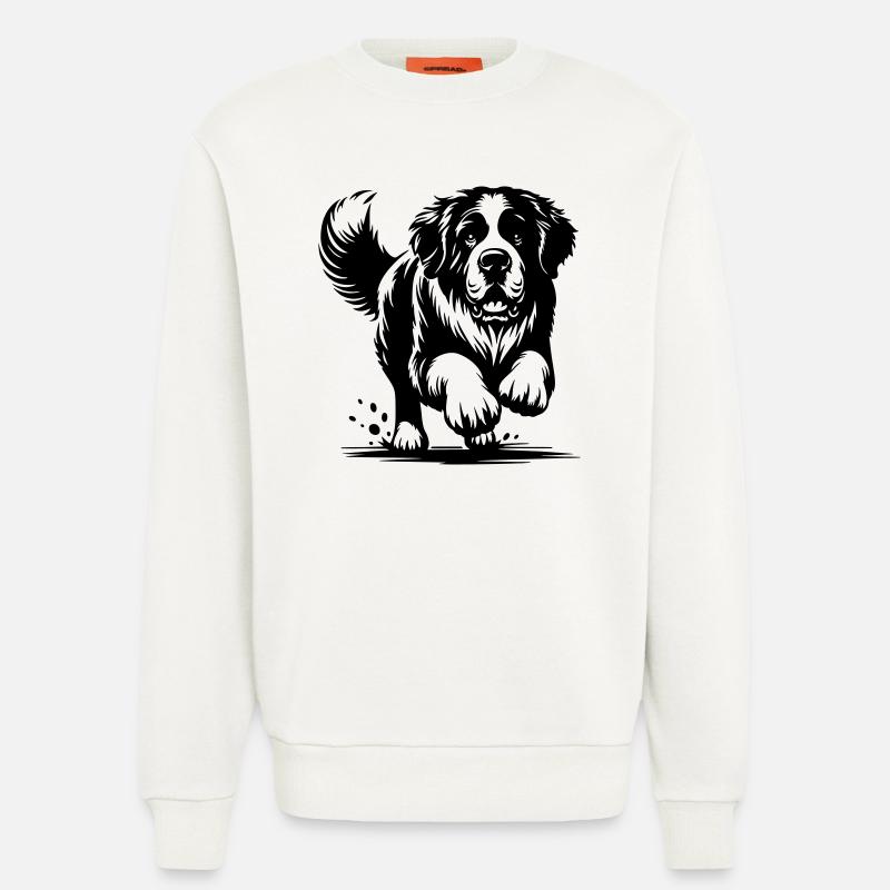 Bernhardiner - Sweatshirt - made by SPREAD  - OFF WHITE