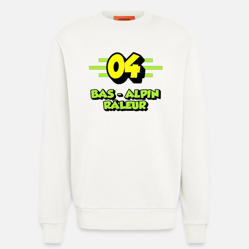 Grummelnder Alpenboden - Sweatshirt - made by SPREAD  - OFF WHITE