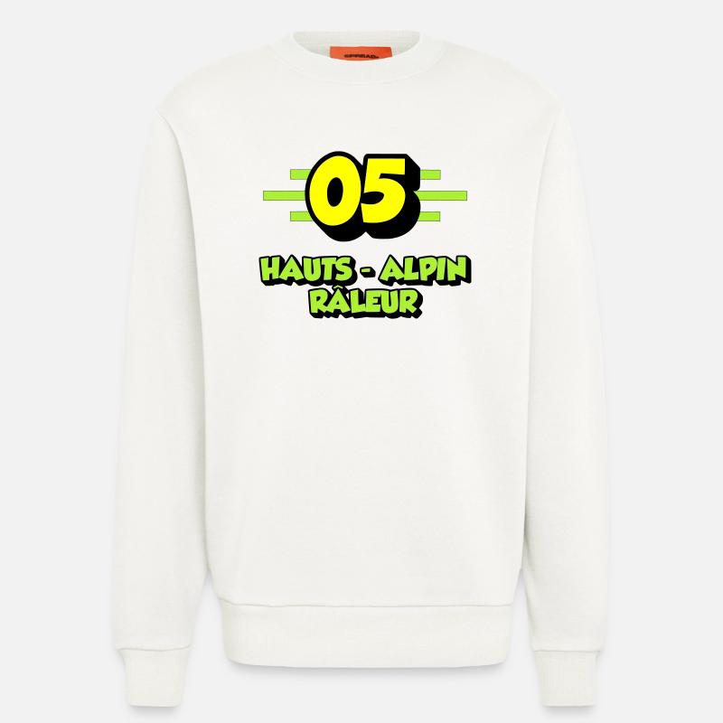 Hochalpiner Nörgler - Sweatshirt - made by SPREAD  - OFF WHITE