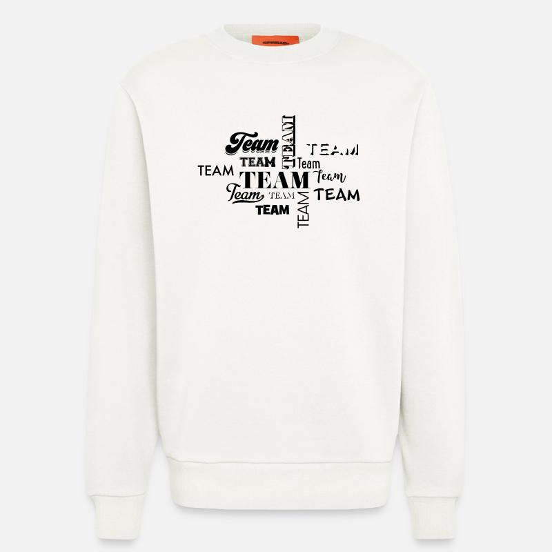 Team - Sweatshirt - made by SPREAD - OFF WHITE