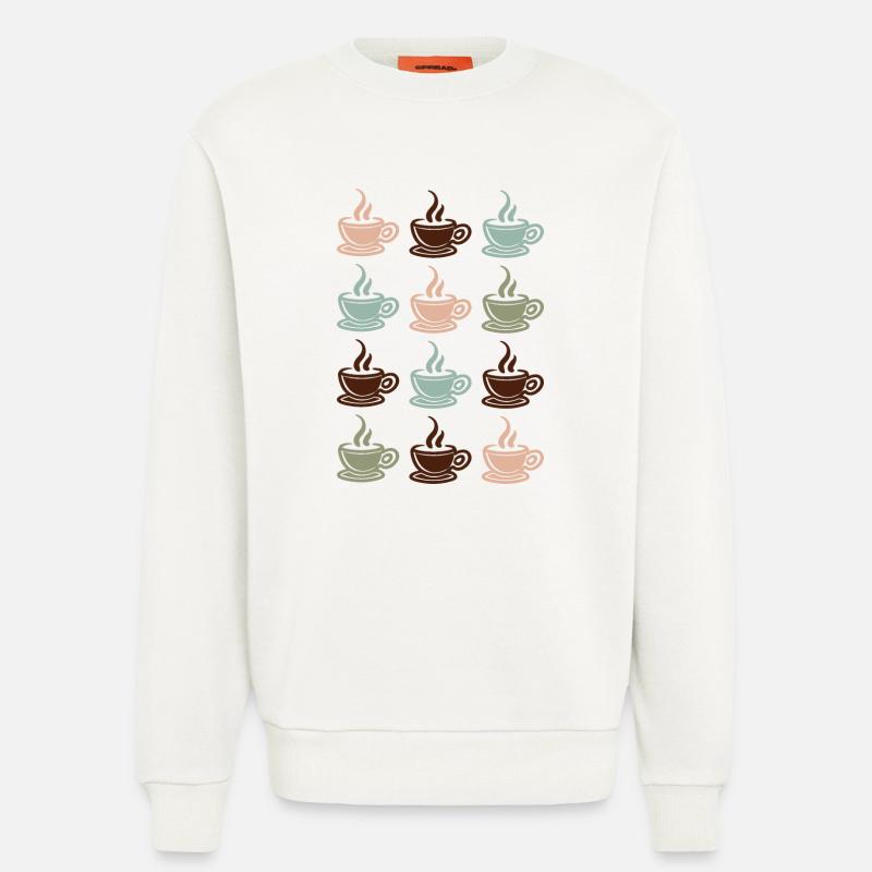 Kaffee - Sweatshirt - made by SPREAD  - OFF WHITE