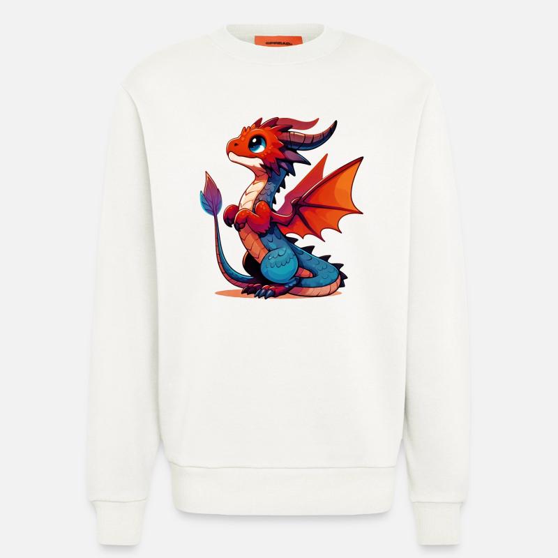 Drache - Sweatshirt - made by SPREAD  - OFF WHITE