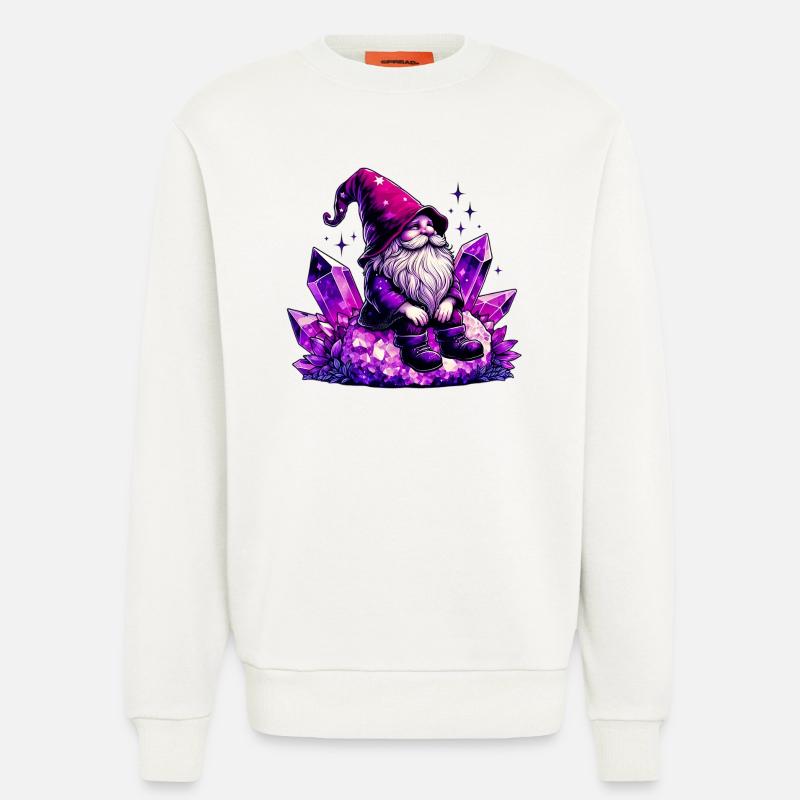 Gnom - Sweatshirt - made by SPREAD  - OFF WHITE
