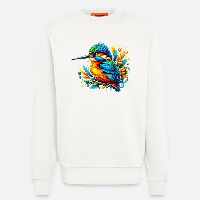 Eisvogel - Sweatshirt - made by SPREAD  - OFF WHITE