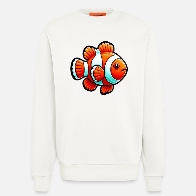 Clownfisch - Sweatshirt - made by SPREAD  - OFF WHITE