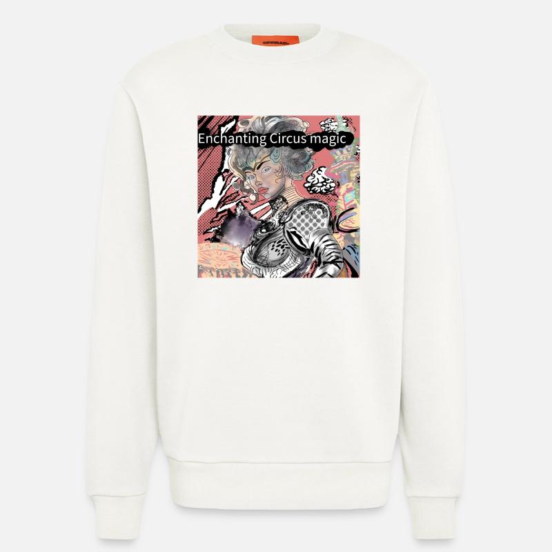 Enchanting Circus Magic - Sweatshirt - made by SPREAD  - OFF WHITE