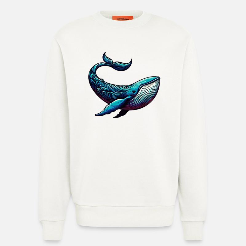 Wal - Sweatshirt - made by SPREAD  - OFF WHITE