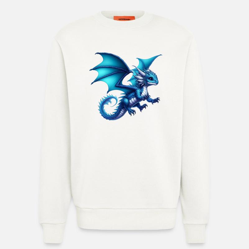 Drache - Sweatshirt - made by SPREAD  - OFF WHITE