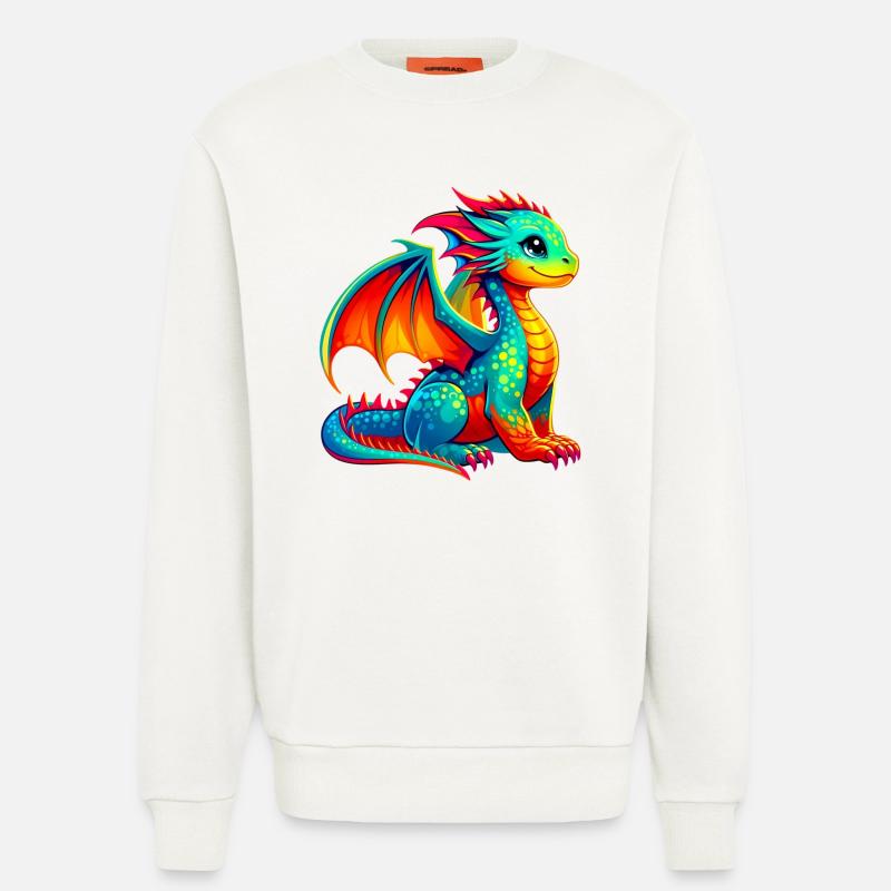 Drache - Sweatshirt - made by SPREAD  - OFF WHITE