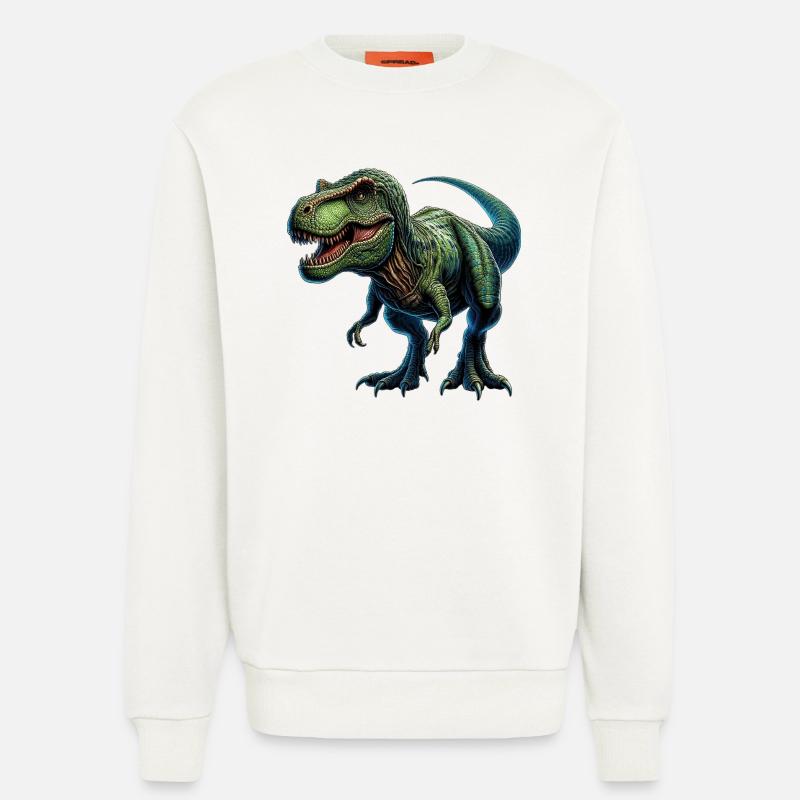 Dinosaurier - Sweatshirt - made by SPREAD - OFF WHITE