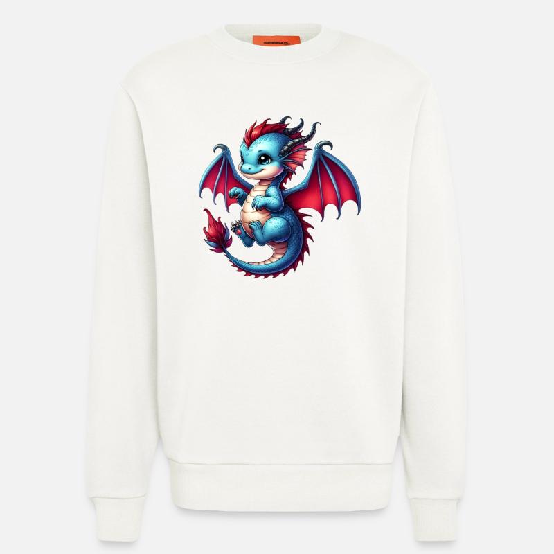 Drache - Sweatshirt - made by SPREAD  - OFF WHITE