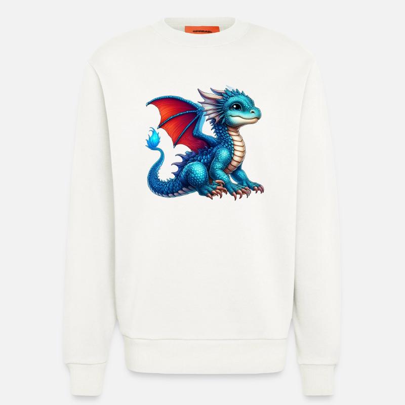 Drache - Sweatshirt - made by SPREAD  - OFF WHITE