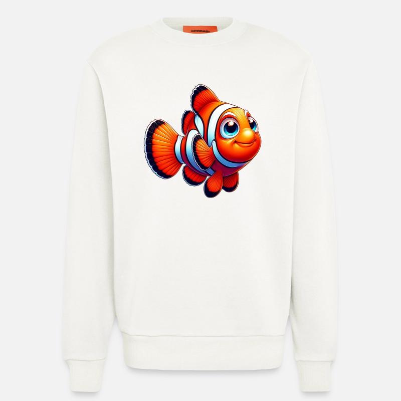 Clownfisch - Sweatshirt - made by SPREAD  - OFF WHITE