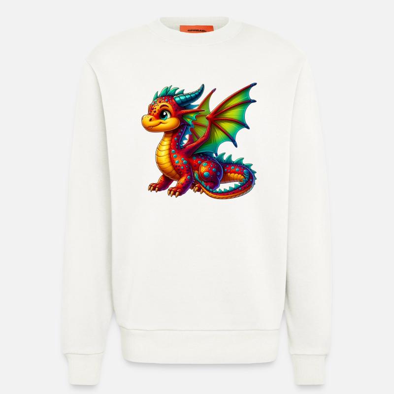 Drache - Sweatshirt - made by SPREAD  - OFF WHITE