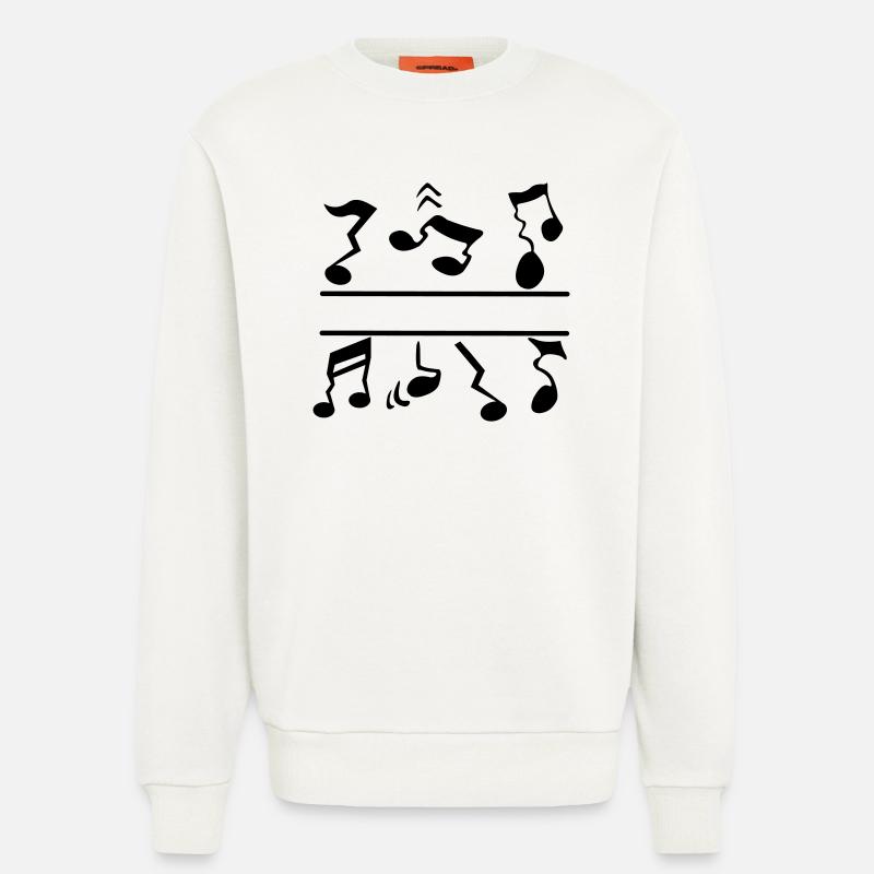 False notes - Sweatshirt - made by SPREAD  - OFF WHITE